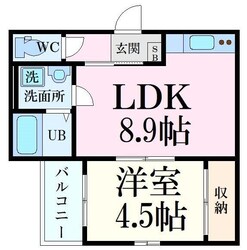 Lien城内の物件間取画像